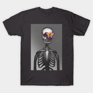 mr skeleton has a bug on his face T-Shirt